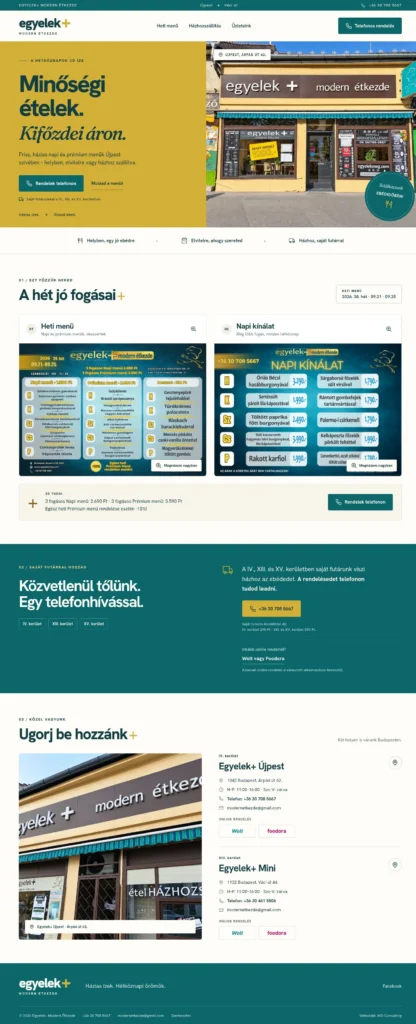 Egyelekmeg weboldala